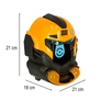 Kép 6/6 - Céllövő robot fej árkád játék készlet fegyver + golyók
