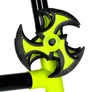 Kép 2/6 - Dart Tárcsa Szett: 52cm Pajzs, 5 Fejsze (20cm), 5 Shuriken (13cm), 8+