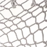 Kép 2/6 - Szürke hálós függőágy rojtokkal, 200cm (boho stílus)