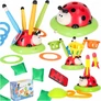 Kép 1/6 - 4-in-1 Interaktív Katicabogár Játék 3+ Éves Kortól, Tárcsa, Kosár, Rakéta