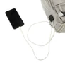 Kép 5/6 - Utazási hátizsák repülőgépre vízálló USB kábel 45x16x28cm szürke
