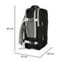 Kép 5/6 - Utazási hátizsák repülőgépre vízálló USB kábel 45x16x28cm fekete