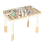 Kép 1/6 - Lulilo Ludo Montessori Fa Asztal 47,5x29,5x37cm - Cintányér, Szortírozó 3+