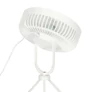 Kép 5/6 - Vezeték Nélküli Asztali Ventilátor, 4000 mAh, 4 Sebesség, Távirányítóval, Fehér
