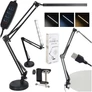 Kép 1/6 - LED asztali lámpa, USB-s, forgó karral, 2 rögzítési móddal