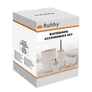Kép 2/17 - Bathroom accessories set - white Ruhhy 24635