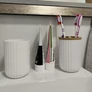 Kép 16/17 - Bathroom accessories set - white Ruhhy 24635