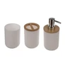 Kép 6/17 - Bathroom accessories set - white Ruhhy 24635