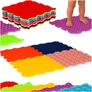Kép 1/11 - Montessori szenzoros kirakós szőnyeg talpmasszázshoz 8 db