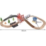 Kép 4/14 - Wooden train track Kruzzel 22646