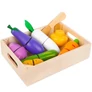 Kép 4/10 - Set of fruits vegetables wooden cutting board Z23543