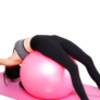 Kép 1/3 - XQMAX Yoga labda pumpával, 55 cm, pink