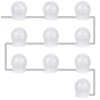 Kép 5/7 - 10 LED-es USB-s Smink Tükörvilágítás, hideg fehér, nappali és meleg fehér 