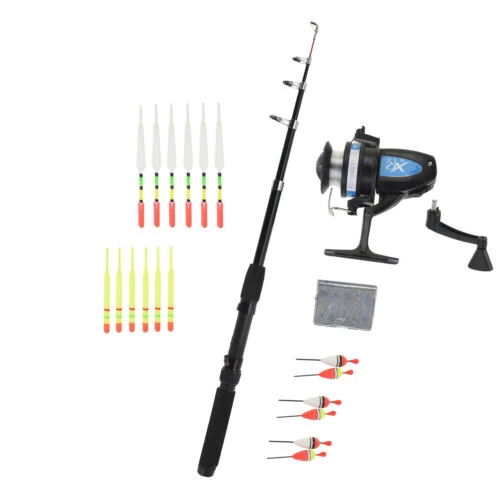XQmax 120 részes horgászfelszerelés, horgászbottal, 165 cm