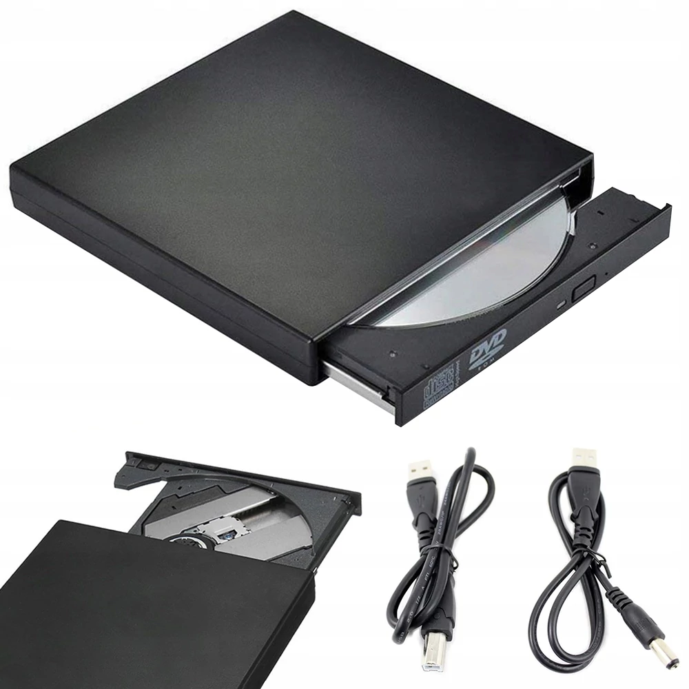 Külső USB csatlakozós, CD író DVD olvasó