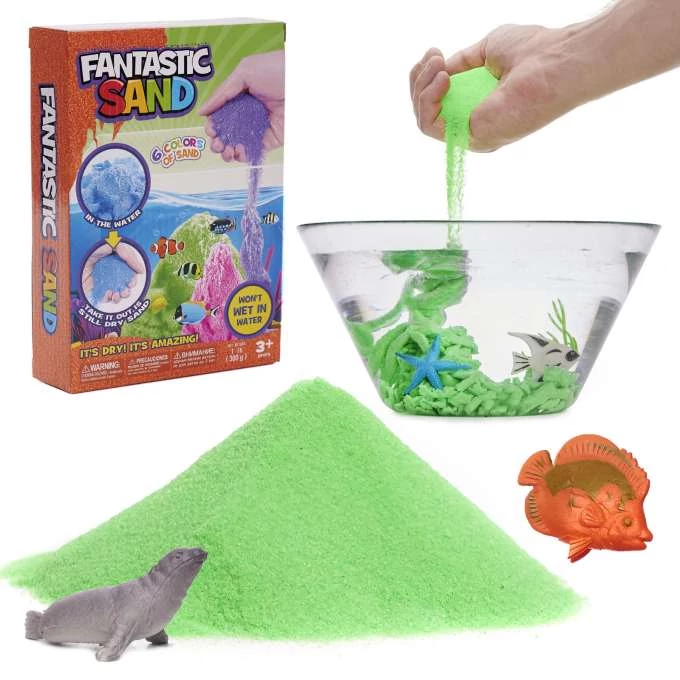 Varázslatos vízi homok tengeri élőlények formákkal, 0,3 kg