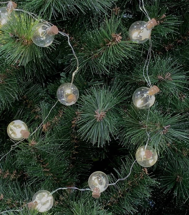 15 LED-es elemes gömb dekoráció