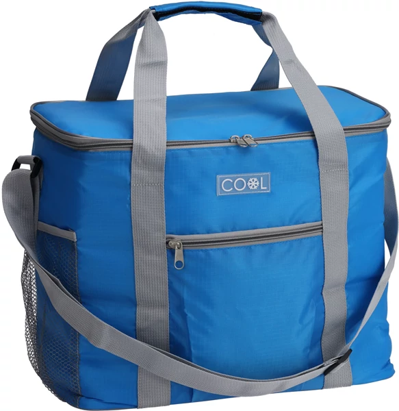 COOL 20 literes  XL hűtőtáska, thermo-s, 34 x 20 x 29 cm, kék