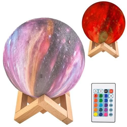 Holdfényes éjjeli lámpa 15cm 16 színben