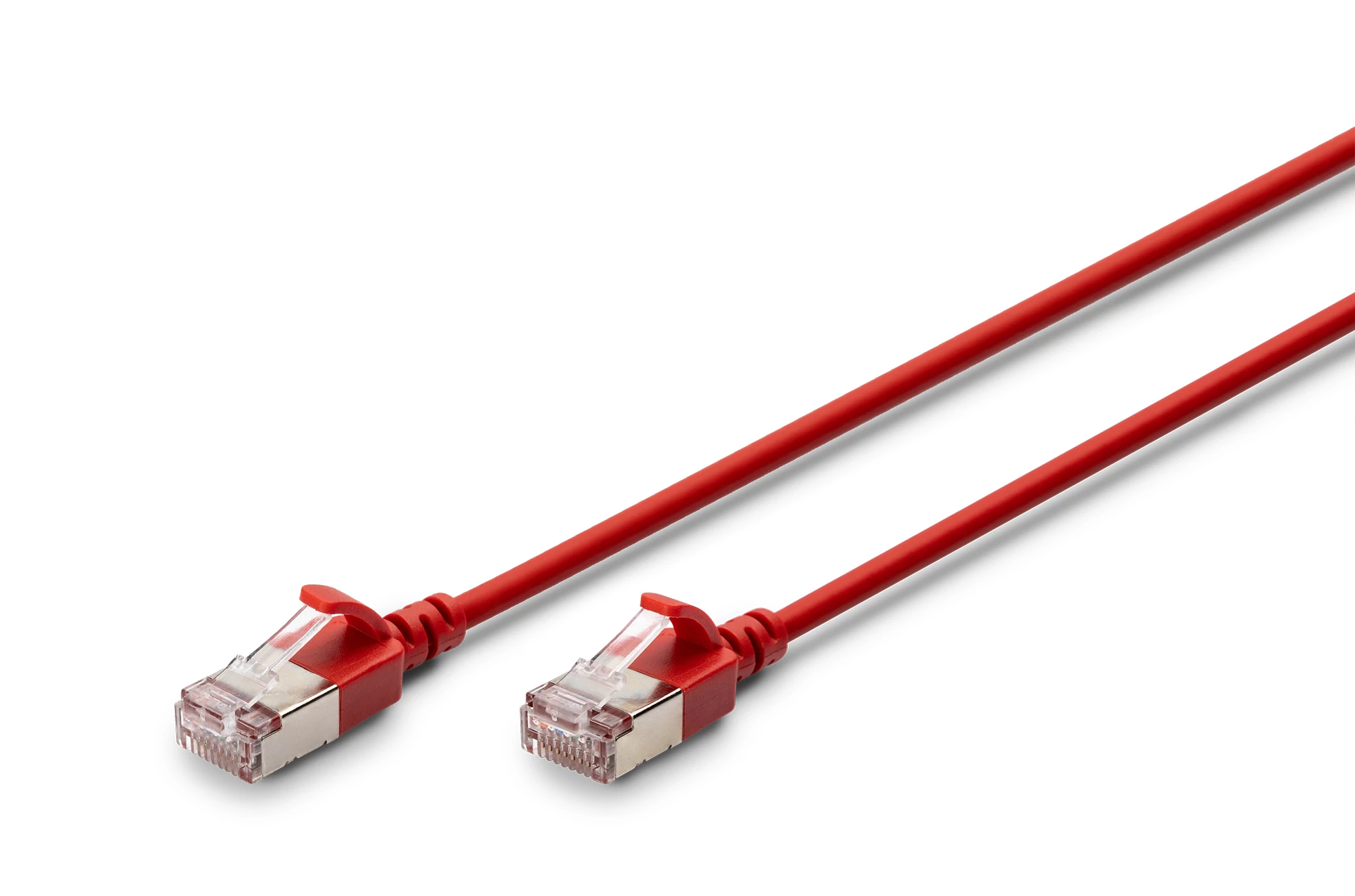 Digitus Cat6a F/FTP hálózati kábel, 5m, RJ-45, 10 Gbit/s, piros