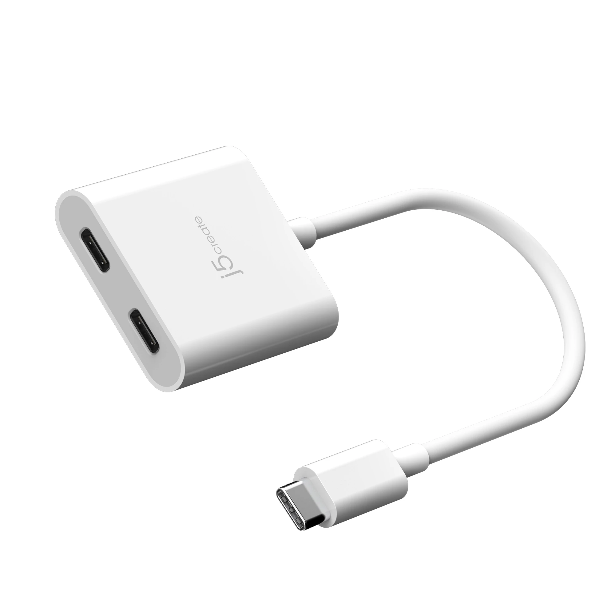 j5create JCA164, 0,1 M, USB C-típus, USB C-típus, Dugó, Aljzat, Egyenes