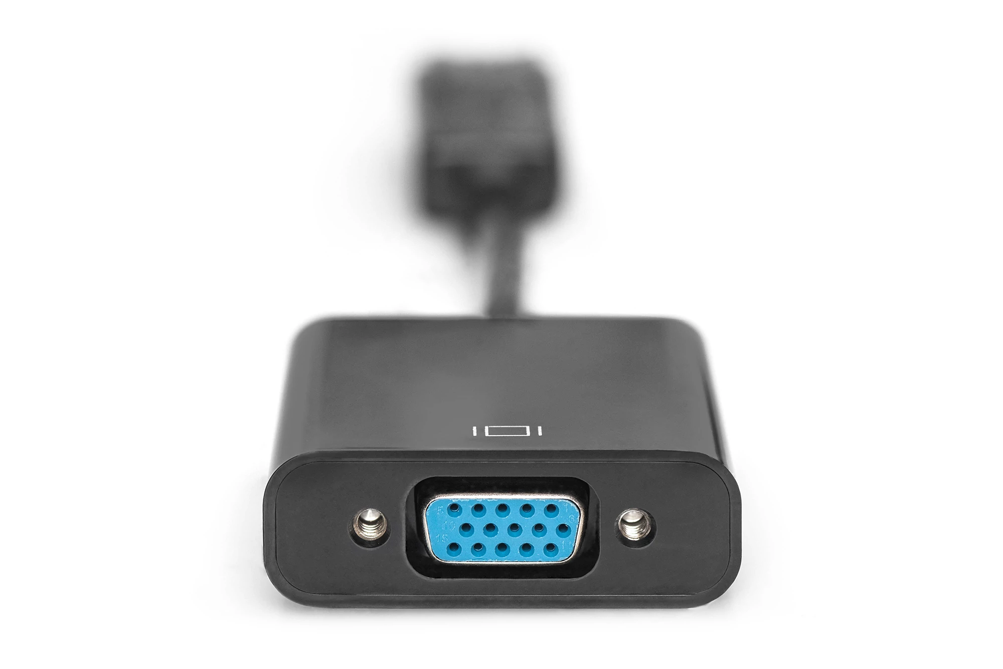 Digitus AK-340410-001-S, 0,15 M, DisplayPort, VGA (D-Sub), Dugó, Aljzat, Egyenes
