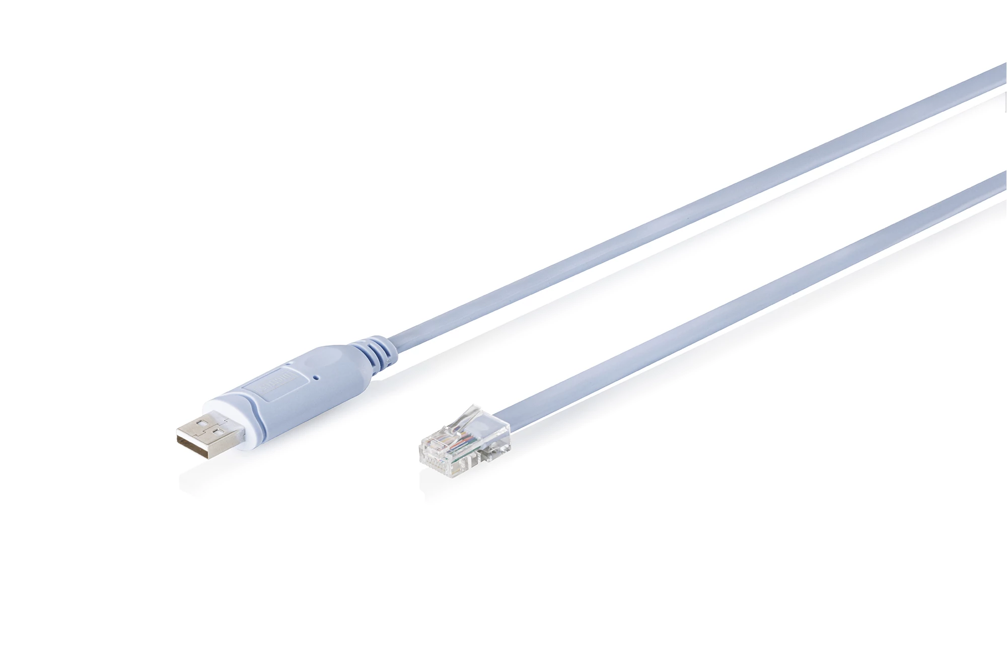 Digitus DA-70173, USB A típus, RJ-48, Apa, Kék, 1,8 M