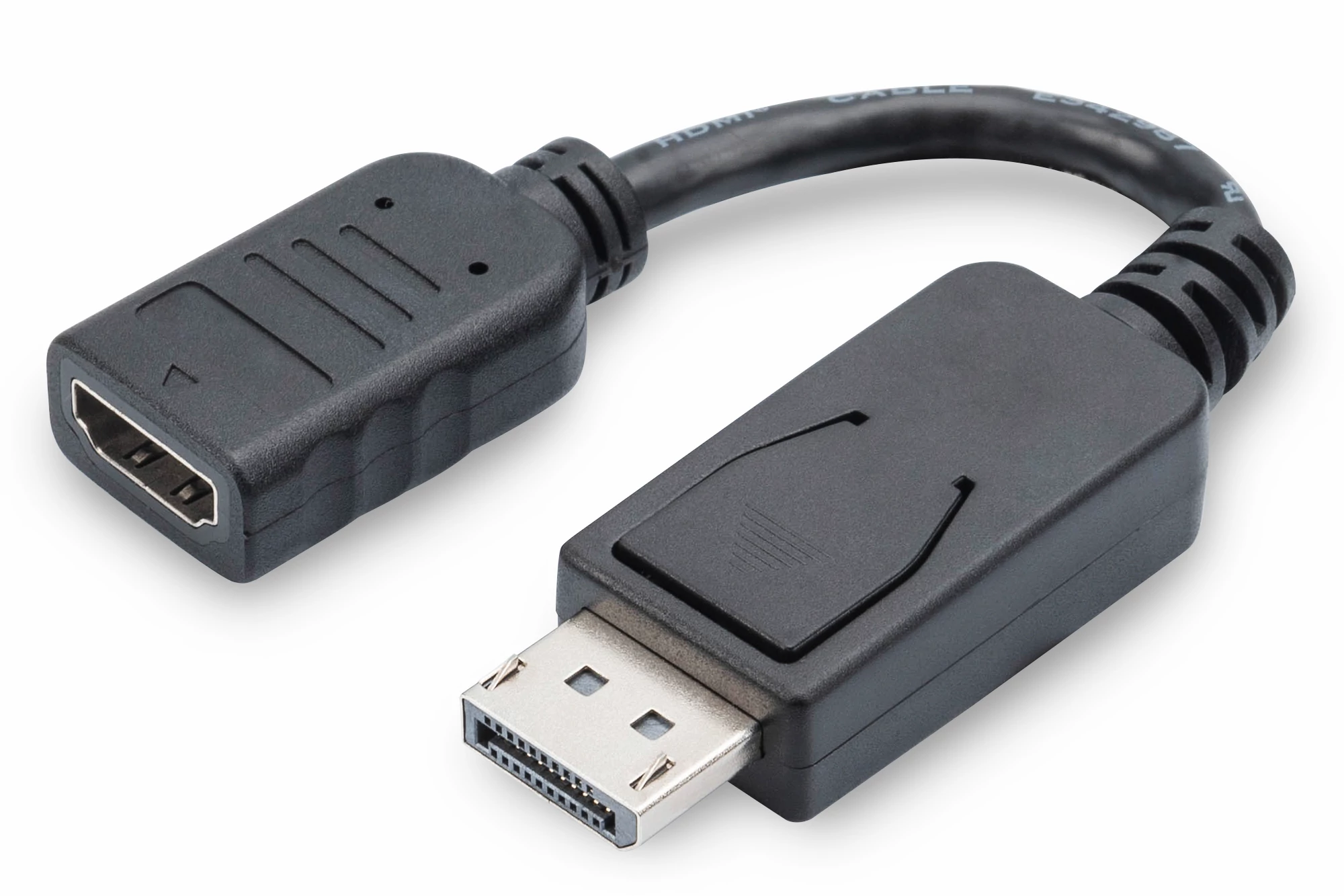 Digitus AK-340400-001-S, 0,15 M, DisplayPort, HDMI, Nikkel, 1920 x 1080 pixelek, Réz