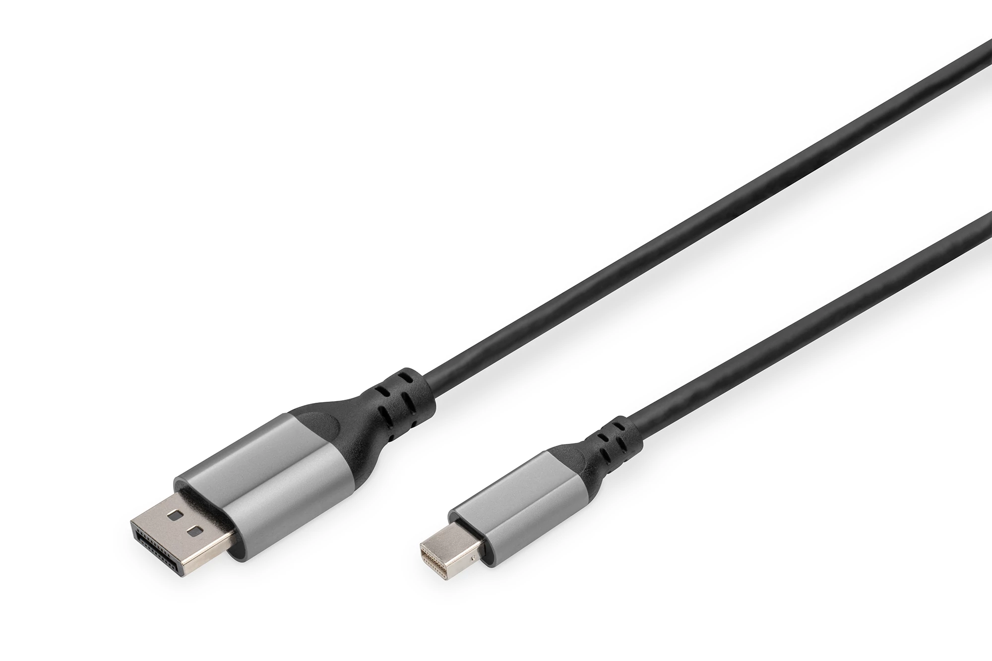 Digitus DB-340106-020-S, 2 M, Mini DisplayPort, DisplayPort, Dugó, Dugó, 7680 x 4320 pixelek