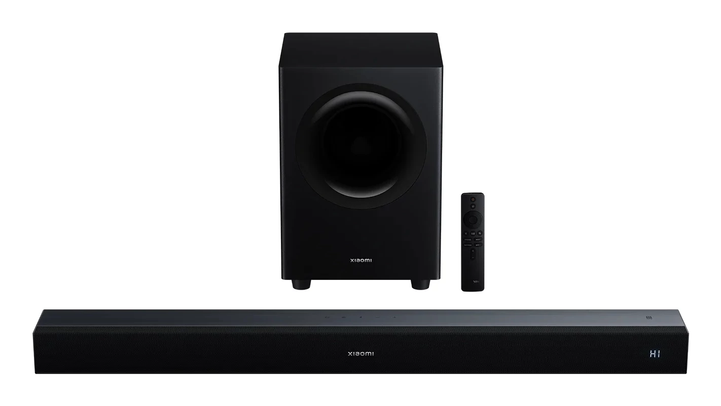 Xiaomi Soundbar Pro 2.1 ch – 300W RMS, Vezeték nélküli mélysugárzó, Fekete